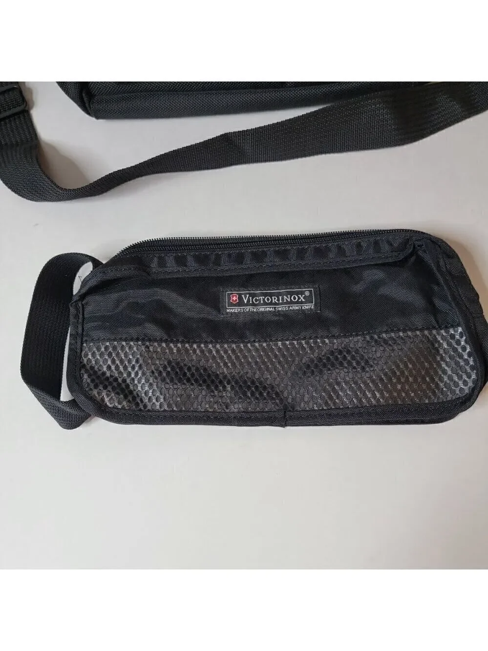 Victorinox Messenger Courier Bag with Matching Cord/Power Supply Tote Bag